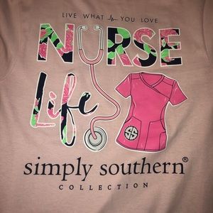 Simply Southern Nurse Tee- Small NWT